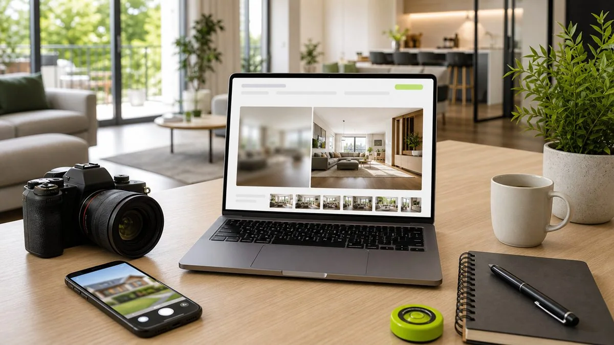Illustration LE LAB IMMO sur la netteté des photos immobilières